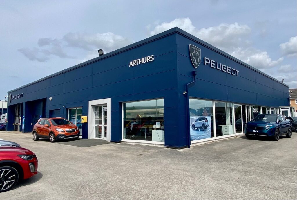 Commercial dealership building surveyed by NASS Chartered Asbestos Surveyors